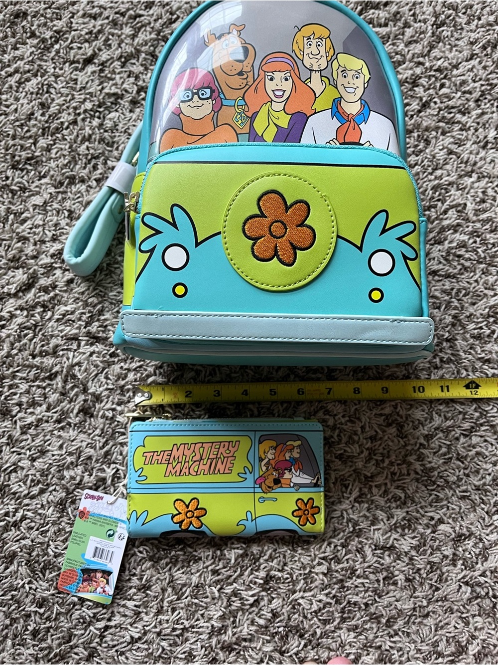 Loungefly Scooby Doo Mystery Machine Backpack + Wallet Set - Picture 12 of 14
